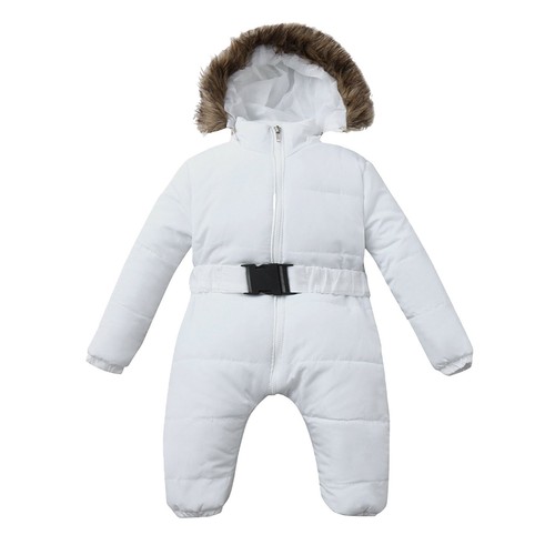 Newborn Baby Boy Girl Kids Hooded Romper Jumpsuit Bodysuit Clothes Outfits - Picture 30 of 45