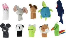 IKEA Titta Djur 10 pc Animal Finger Puppet Set