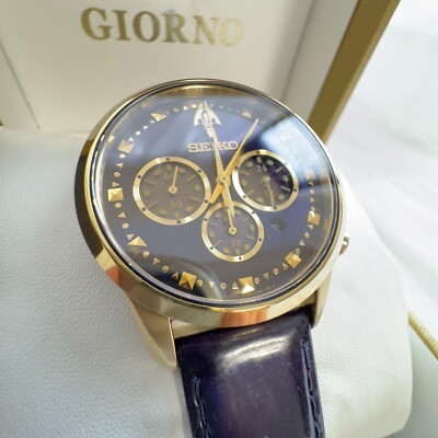 Seiko SPIRIT SBPY108 JoJo's Bizarre Adventure Watch Giorno Seiko SPIRIT SBPY108 JoJo's Bizarre Adventure Watch Giorno