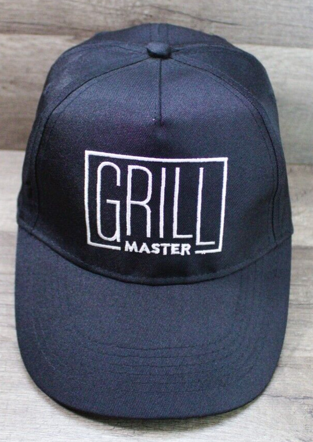 Grill Master Black Adjustable Strap Back Dad Hat … - image 3