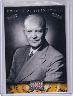Dwight Eisenhower 2012 Panini Americana Silver Proof POTUS /50 $1.50 SHIPPING