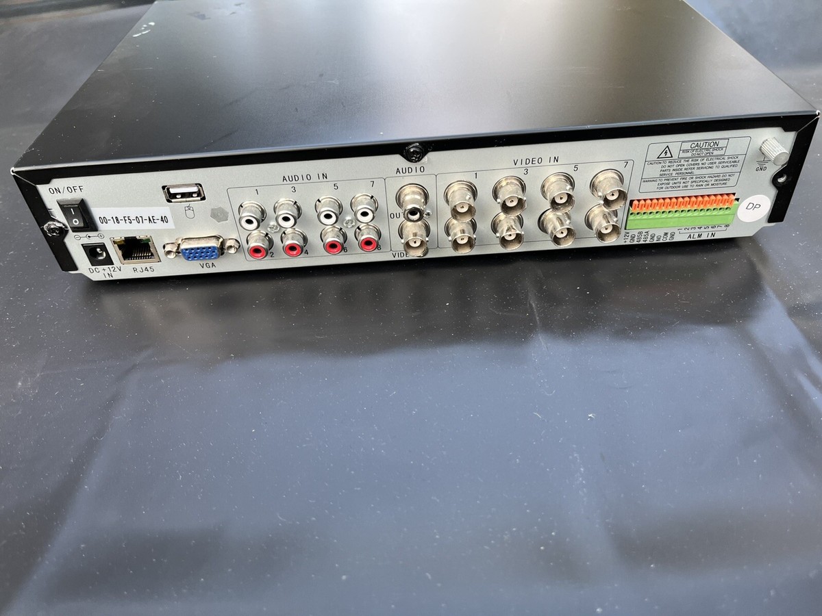 QSEE QS408 8-Channel DVR Surveillance System Untested No