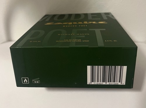 Michael Malul Esquire Modern Poet Men Eau de Parfum Spray 3.4oz 100ml Brand New. - Picture 3 of 6