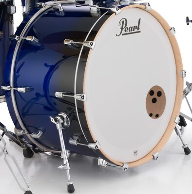 Pearl Decade Maple 18x14 Kobalt Blue Fade Lacquer Bass Kick Drum Virgin/No Mount