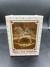 Handcrafted Ornament: Baby First Christmas