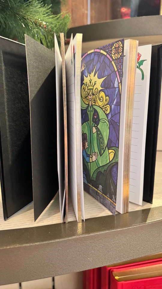 Disney Parks Beauty and the Beast Storybook Стильный Журнал Новый Компактный Размер - Изображение 2 из 4