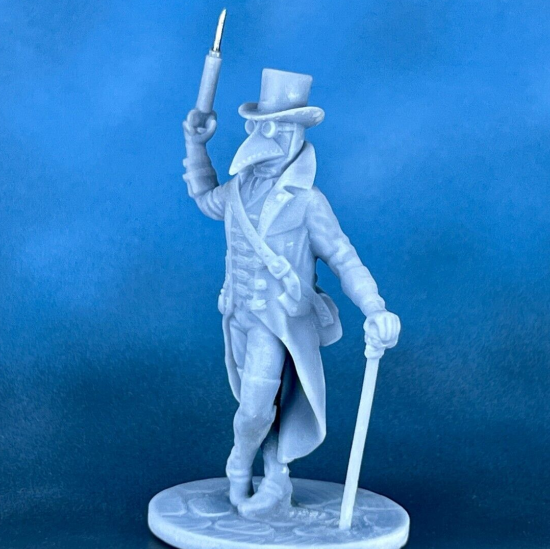 Action Figure Steampunk Plague Doctor 80mm Tabletop Miniature | eBay