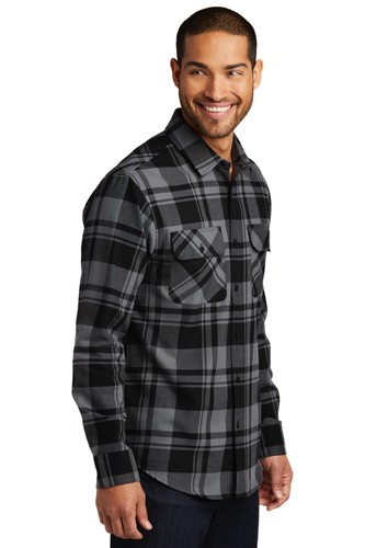 Herren Karo Flanell Übergröße Hemd Brusttaschen Kariert Freizeit Baumwollmischung - Bild 17 von 26