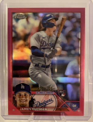 ウェア outman James Outman 2023 Topps Chrome - RC Magenta Refractor 220/399 LA