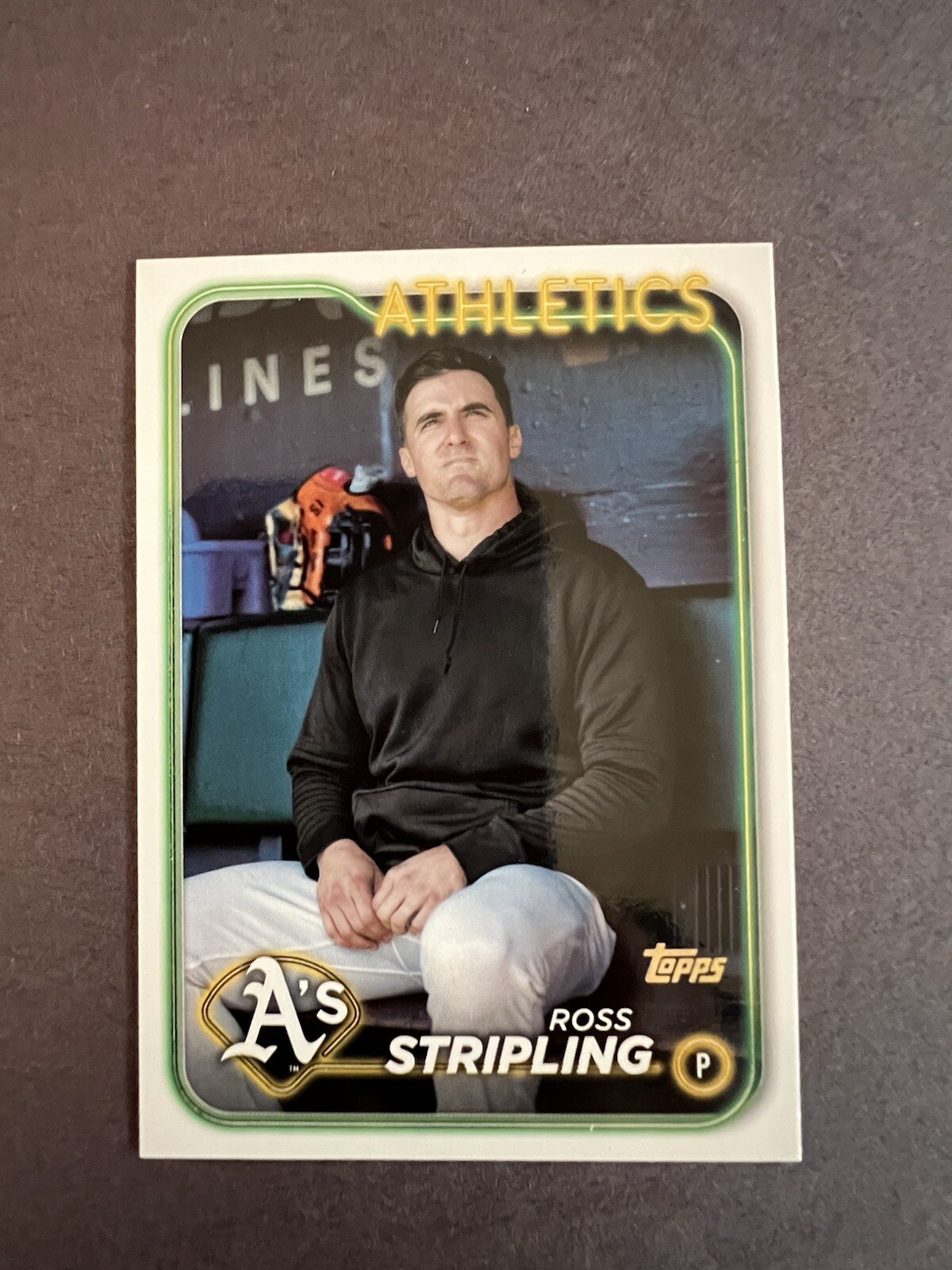 2024 Topps Series 2 - Ross Stripling #608 Golden Mirror Image Variation
