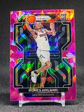 BONES HYLAND - 2021-22 Panini Prizm - PINK CRACKED ICE PRIZM - ROOKIE RC Nuggets