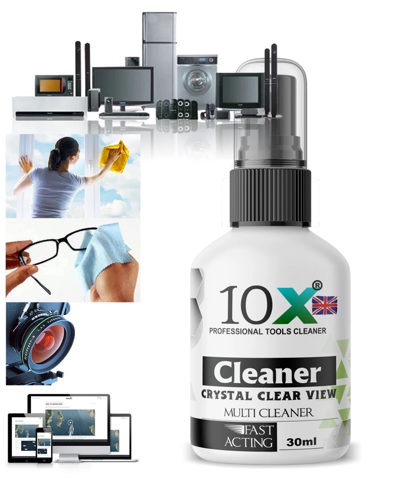 10X New Optical GLASSES LENS SPRAY CLEANER Wipes Spectacle Camera ✔