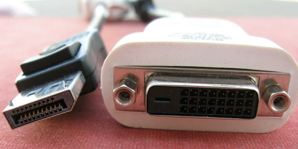 3 LOT BizLink 023NVR DisplayPort to DVI Video DP Display Port Adapter Cables - Image 2 of 4