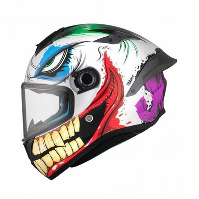MT Full Face Motorbike Helmets - Targo S ECE2206 Joke A5 - Gloss Multi