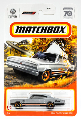 2023 Matchbox #12 1966 Dodge Charger SILVER METALLIC | 70 YEARS