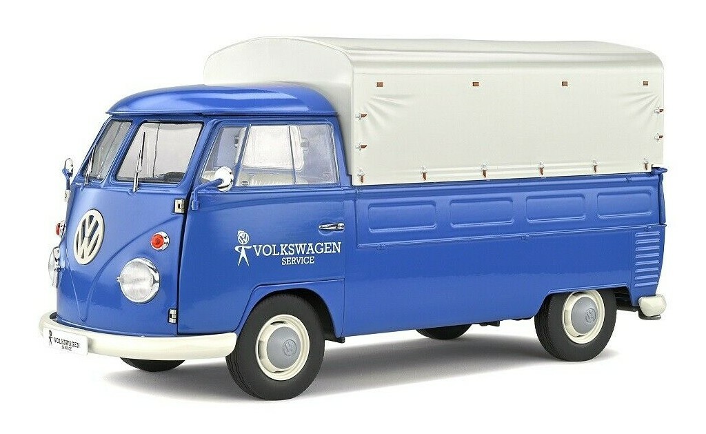 SOLIDO 1:18 DIE CAST - FURGONE VW VOLKSWAGEN SERVICE T1 PICKUP ART S1806702