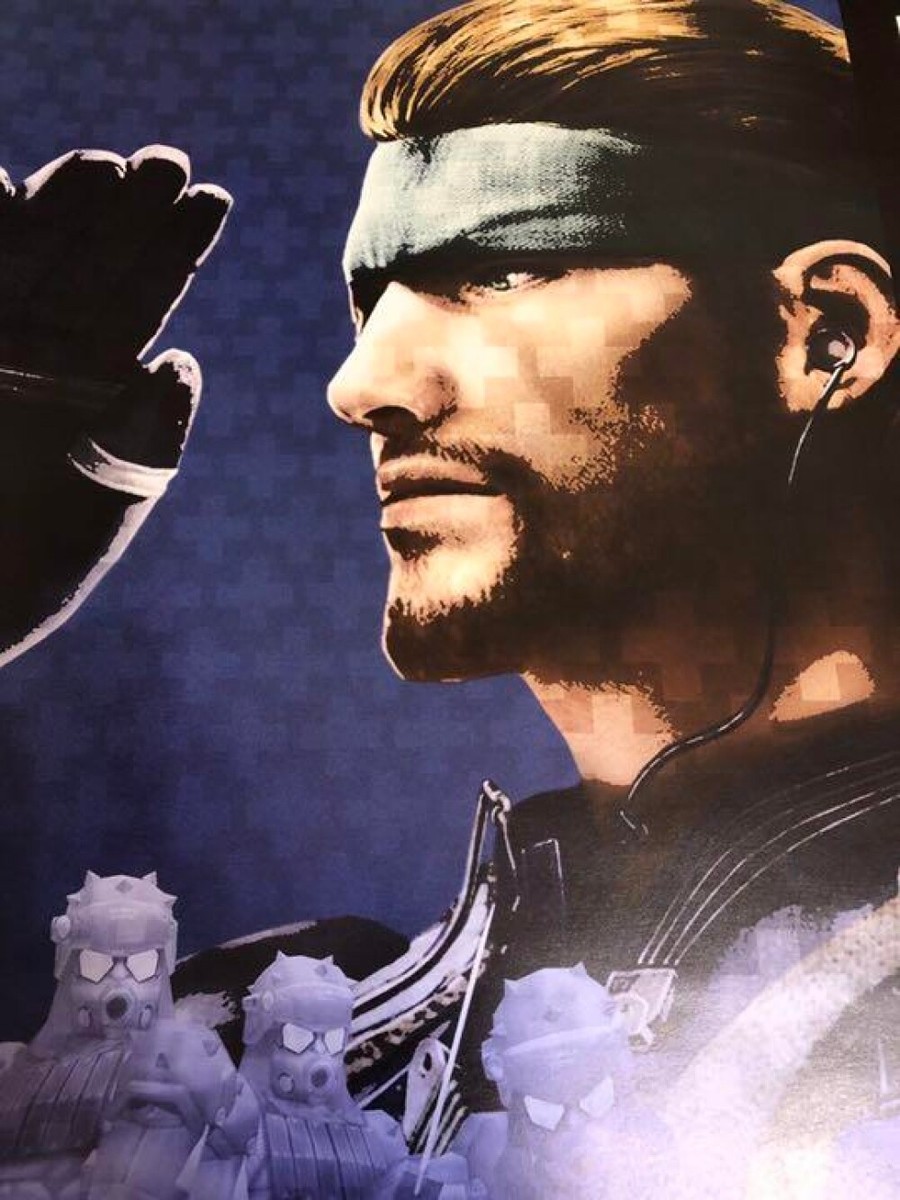 Metal Gear Solid Portable Ops + PSP B2 Poster Not For Sale