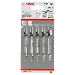 Bosch Jigsaw Blades Clean Cut Laminates Plywood Mdf Curve Cut