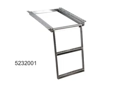 Buyers Products 5232001 2 Rung Stainless Steel Retractable Truck Step