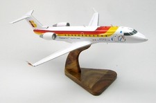 CRJ-200 Bombardier Air Nostrum Airplane Desk Wood Model Small New