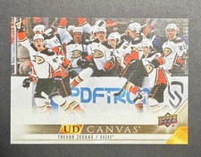2022-23 Upper Deck Series 2 Hockey Trevor Zegras UD Canvas #C121