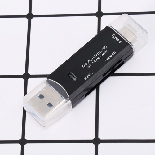 3 In Multi-function Card Reader Mobile Phone USB2.0 Type-C Micro - 第 7/11 張圖片