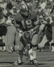 1974 Press Photo Football Quarterback Joe Reed #19, San Francisco 49ers