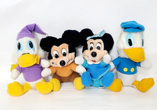 Vintage Disney MICKEY'S Christmas Carol Plush TOY HARDEES 1984 4 figures