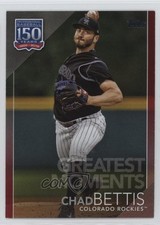 2019 Topps Update 150 Years of Professional Baseball Red 8/10 Chad Bettis 13iq