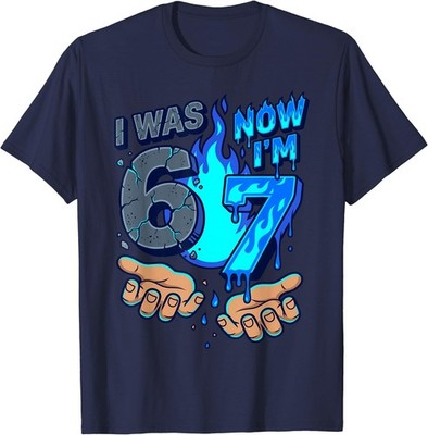 I was 6 Now I'm 7 7th Birthday 6 7 Birthday Boys T-Shirt