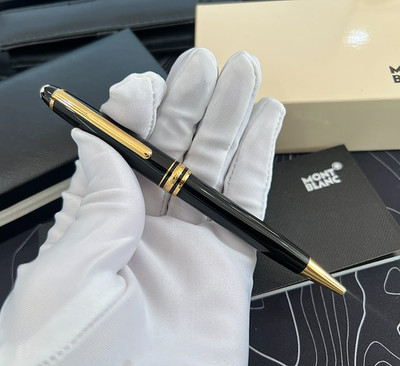 Montblanc Meisterstück 164 Classique Ballpoint Pen Black Gold - New In Box