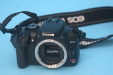 Canon EOS Digital Rebel XTi 400D Camera Body  Strap   For Parts or Repair