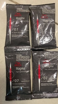 /07 natural brown Wella magma by blondor pigmented lighter 15g x 4