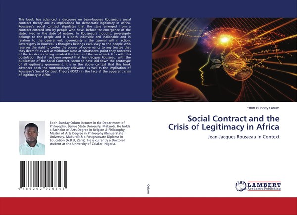 Edoh Sunday Odum | Social Contract And The Crisis Of Legitimacy In Africa | Buch-image