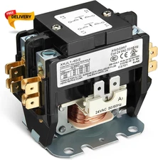 Heavy Duty 40Amp 24V AC Contactor for Air Conditioner, Definite Purpose Contacto
