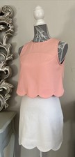 Misguided Sleeveless Mini Pencil Dress UK10 Summer Holiday Party Stretch Lined