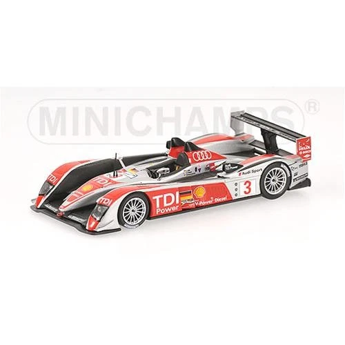 1:43 Minichamps Audi R10 Luhr Le Mans 2008 400089803 modelo diecast Foto 2 de 2