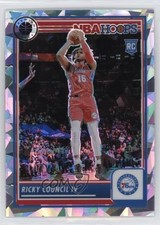 2023-24 Panini NBA Hoops Premium Stock Ice Prizm Ricky Council IV #168 1d13