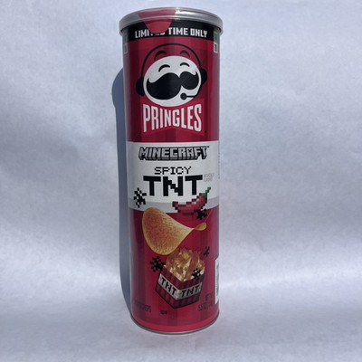 Pringles Limited Edition Minecraft Spicy TNT Chips 5.5oz Can