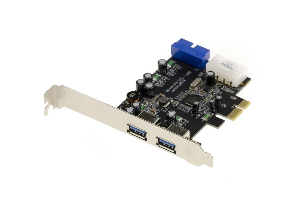 Pcie USB 3.0 (USB3 Superspeed) - 2+2 Anschlüsse / Chipsatz nec - Verbinder 19 - Bild 3 von 3