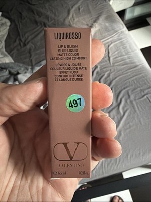 Valentino-Liquirosso 2-in-1 Lip & blush 220A 6.5 Ml Full Size New Limited Time