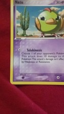 Pokémon Natu 63/115 EX Unseen Forces Common Basic 50 HP English Card