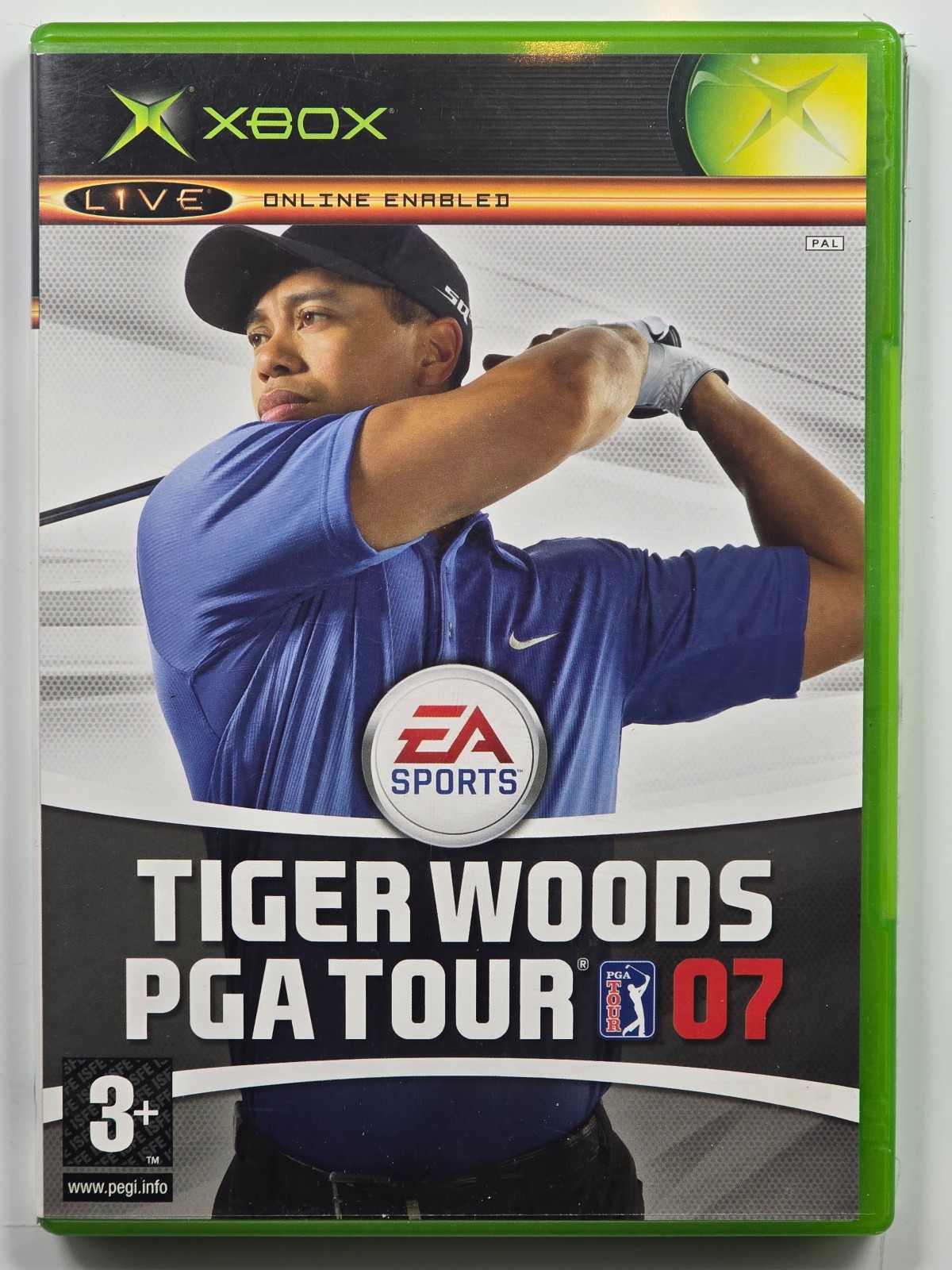 Tiger Woods PGA Tour 07 With Manual   , Microsoft Xbox Original