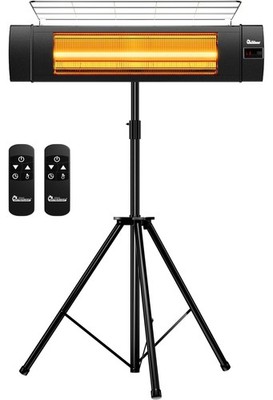 DR. INFRARED HEATER Carbon Infrared Patio Heater with Tripod, Remote Control,...