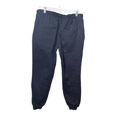 Ecko Unltd. Men's Black Jogger Pants Size 32 Drawstring Zip Pockets
