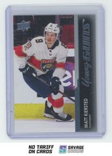 2021-22 Upper Deck Young Guns Matt Kiersted #244 Florida Panthers