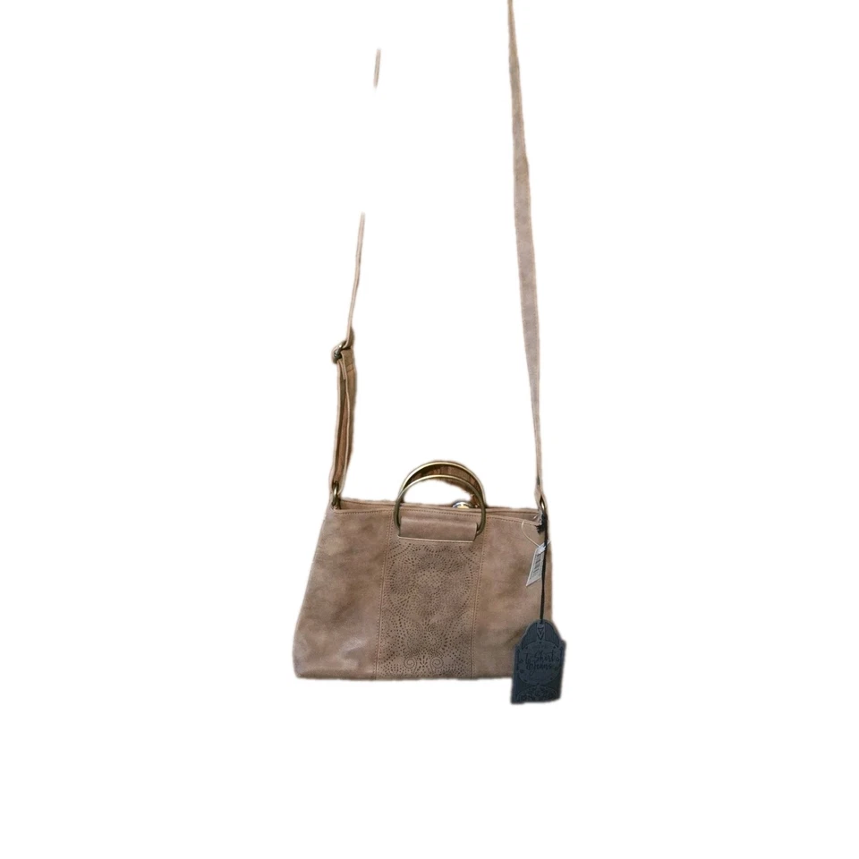 Camiseta e jeans nova com etiquetas marrom couro sintético bolsa tiracolo bolsa boho ocidental  - Imagem 4 de 4