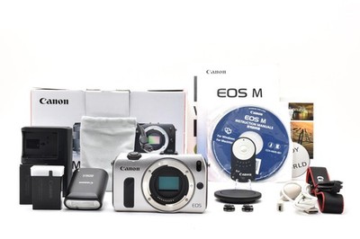 [Almost Unused] Canon EOS M 18.0MP Mirrorless Digital Camera Silver Body Only JP