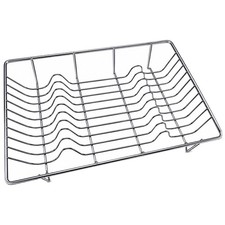 Apollo Chrome Wire Dish Plate Bowl Kitchen Cutlery Drainer Dryer Tray Rack Stand