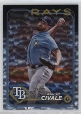 2024 Topps Series 1 Silver Crackle Foil Aaron Civale #170 19se